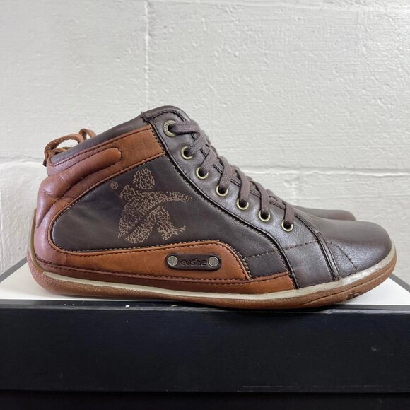 Cushe Manuka Ridge UM00018 Dark Brown Leather Ankle Boots Lace up Men's 11 US - Picture 3 of 10